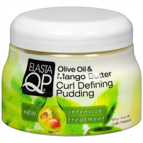 Elasta QP Olive Oil & Mango Butter Curl Defining Pudding 15oz
